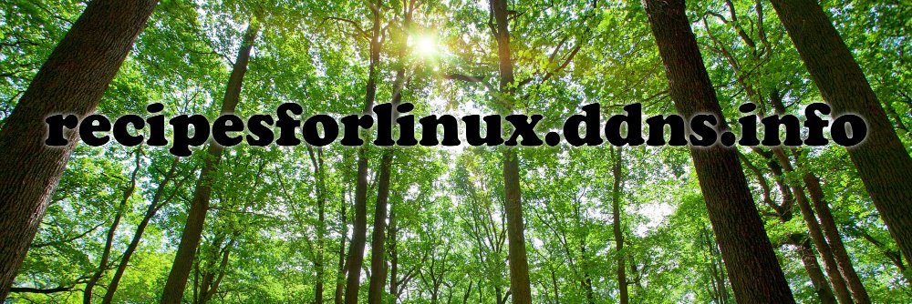 RecipesForLinux's profile banner image