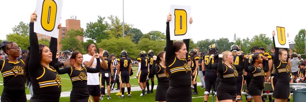 Ohio Dominican Cheer banner
