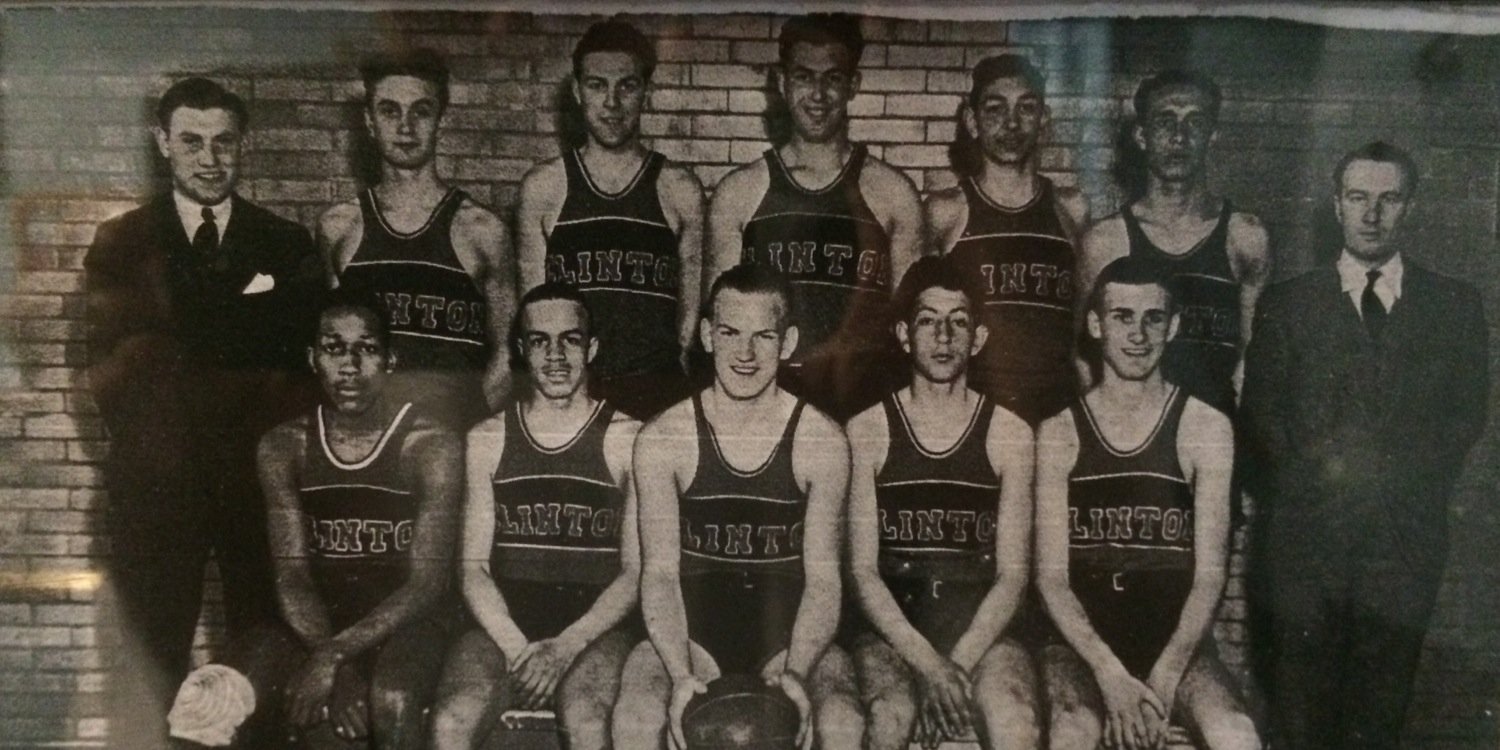 Clinton Basketball banner