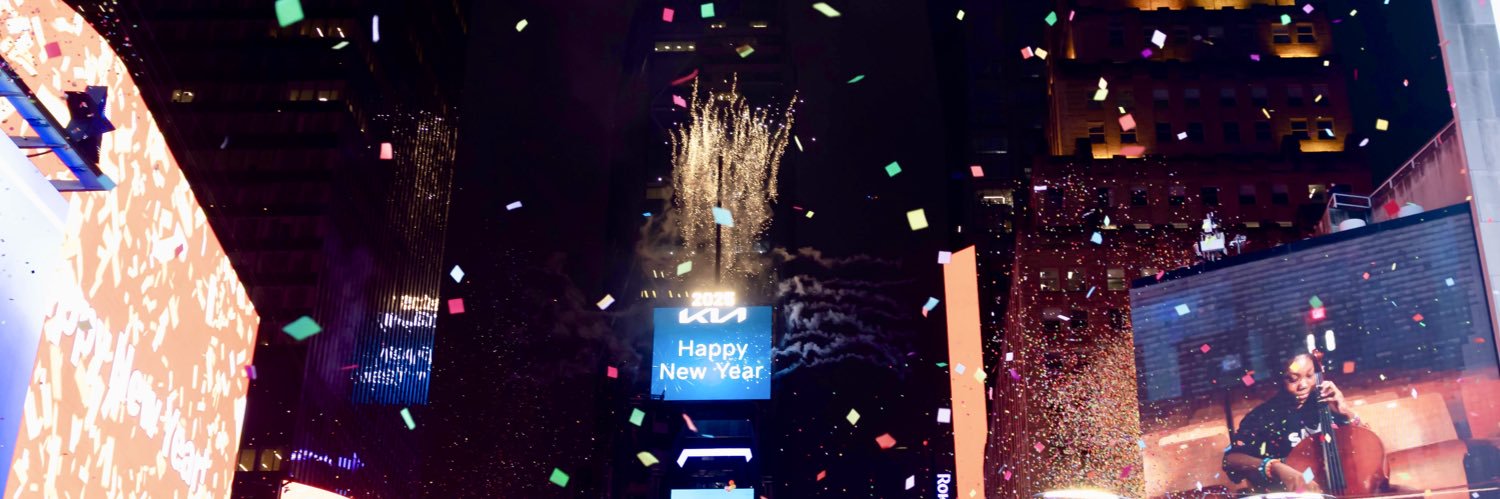 Times Square's banner