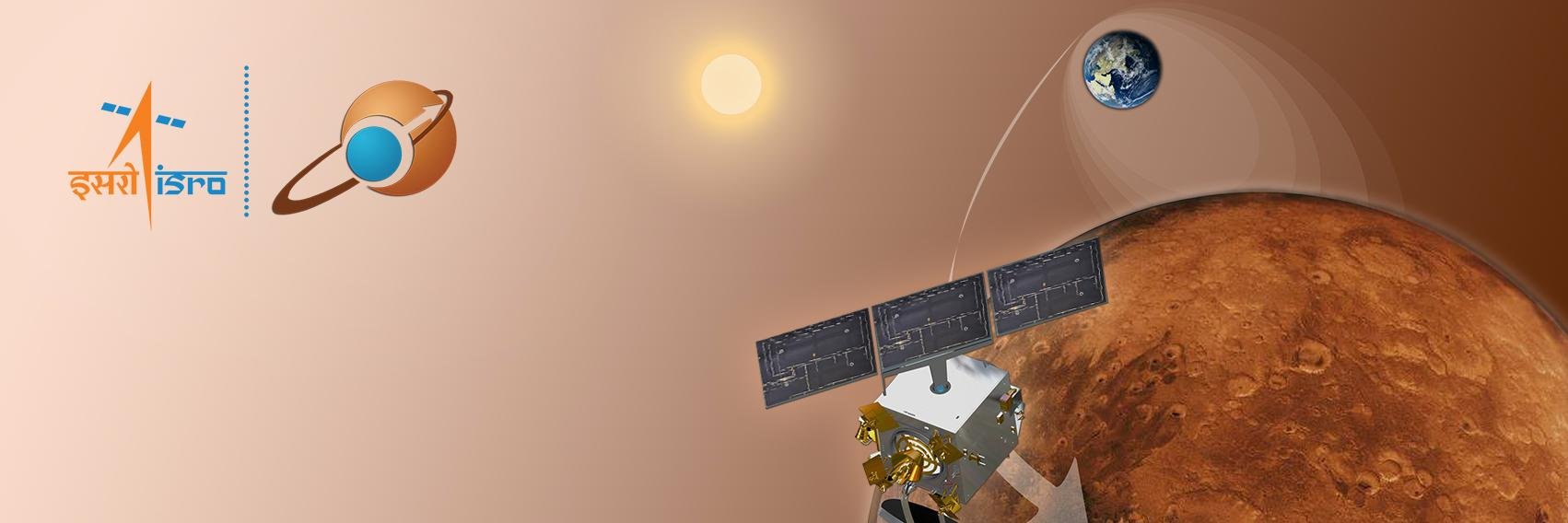 ISRO's Mars Orbiter's banner