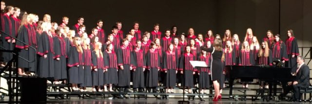 THS Choir banner