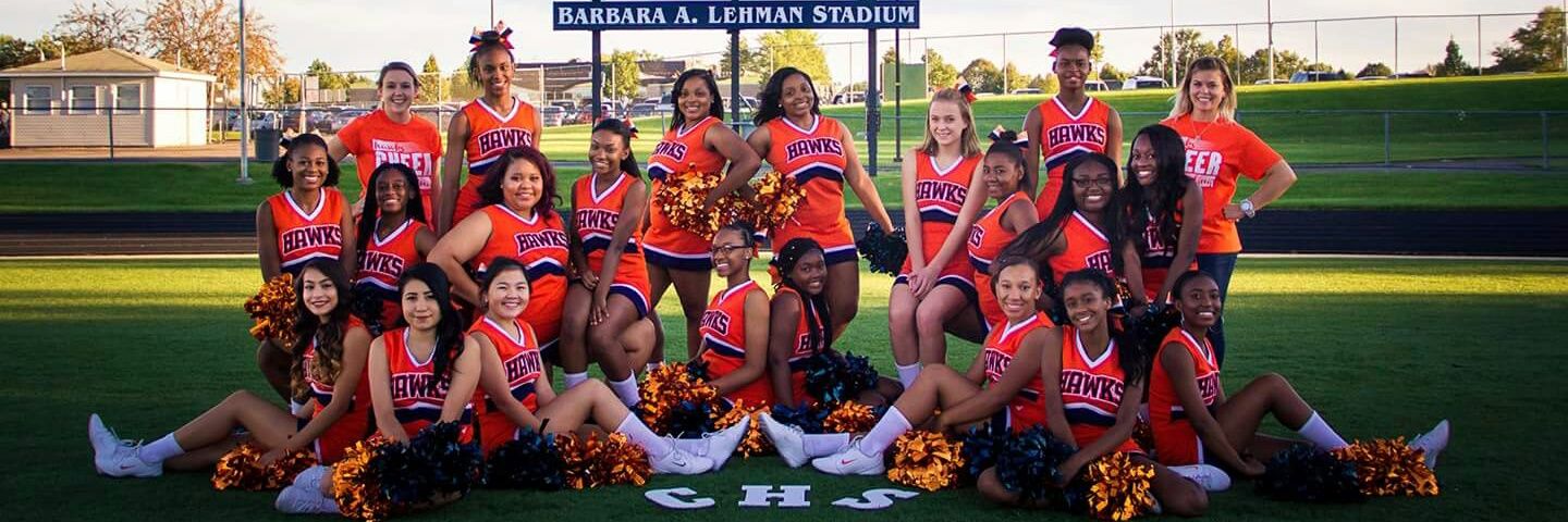 Cooper Hawks Cheer banner
