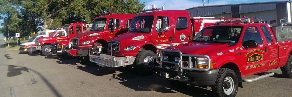Claresholm Fire Dept banner