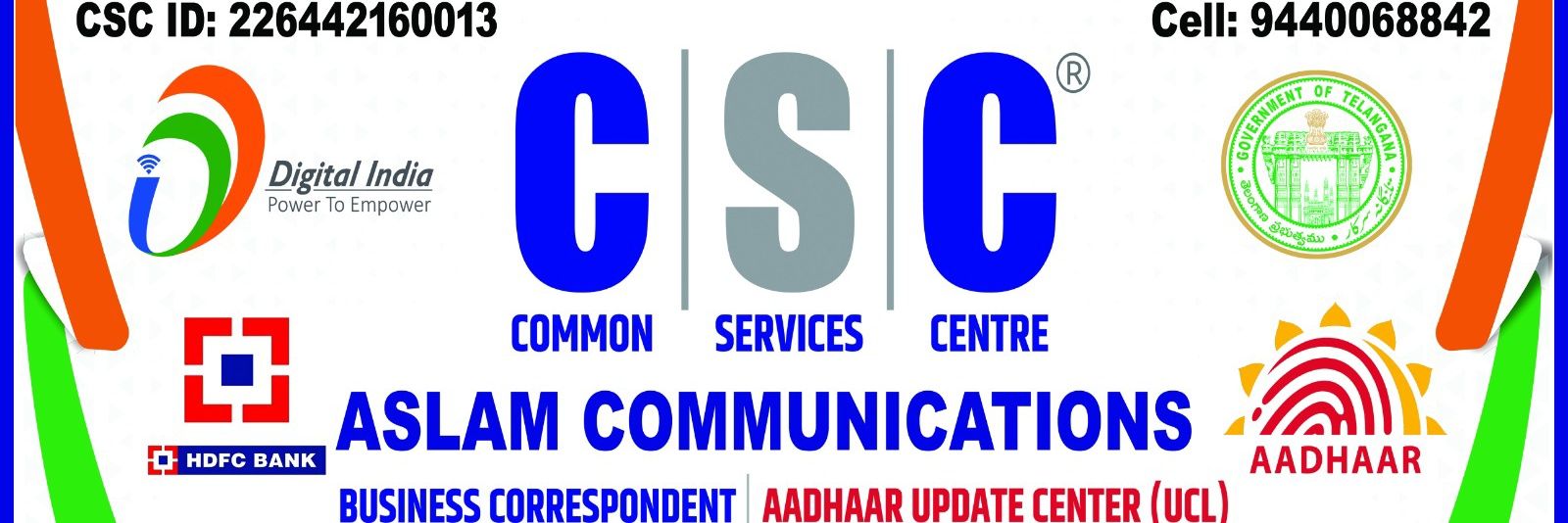 Mohammad Aslam banner