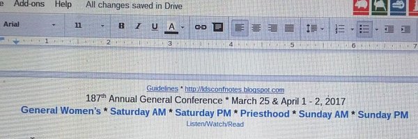 GenConfNotes Profile Banner
