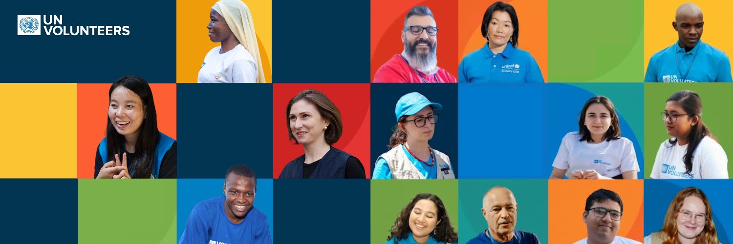 UN Volunteers's banner