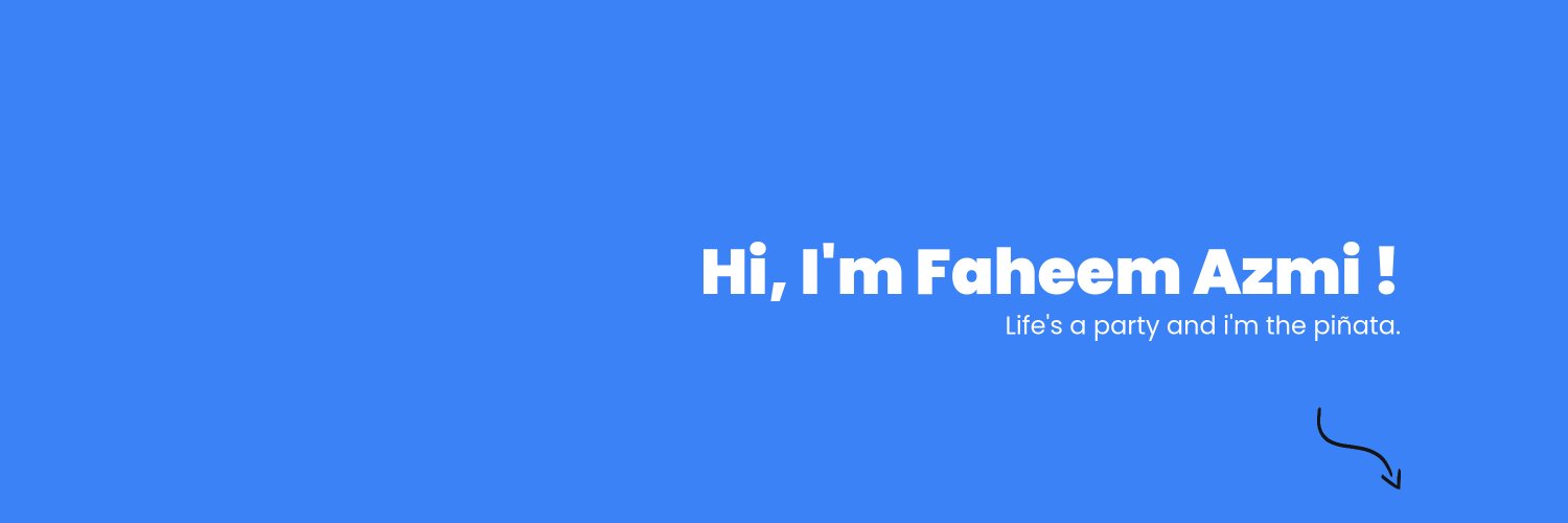 Tweet2Faheem's profile banner image