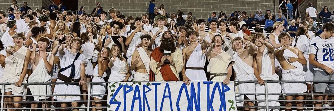 East Student Section banner