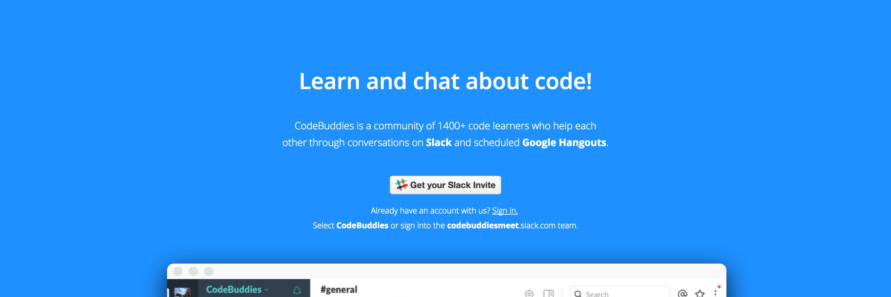 CodeBuddies.org banner