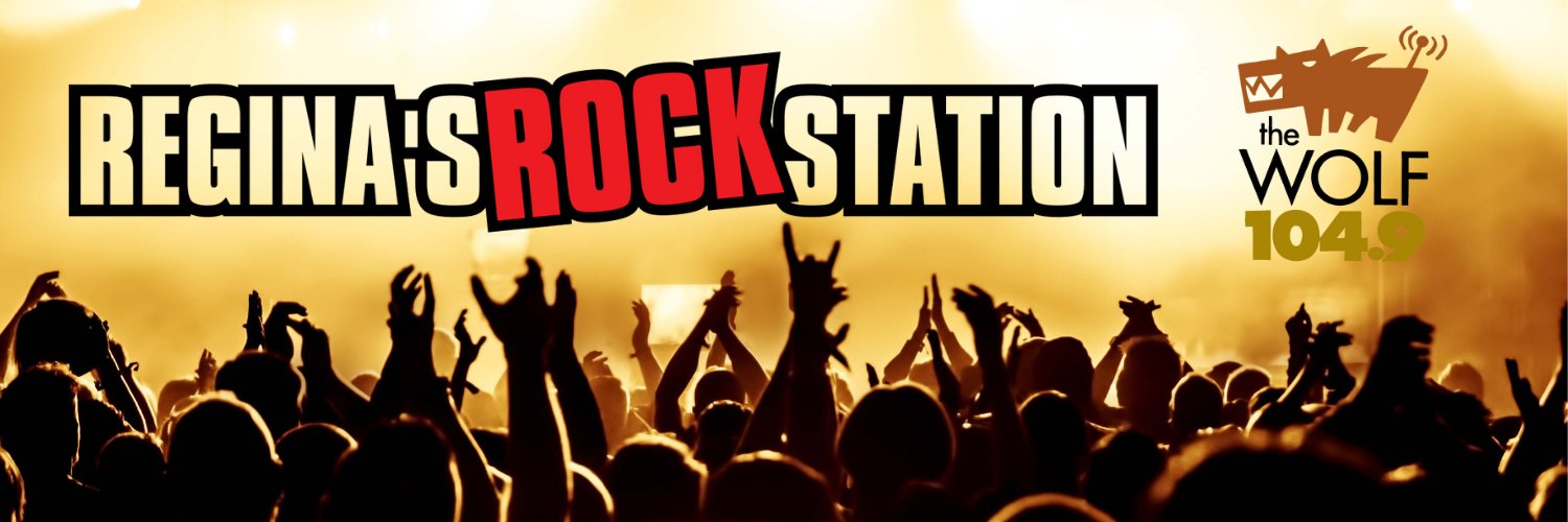 104.9 the WOLF - Regina's Rock Station banner