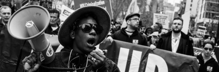 ACT UP NY banner