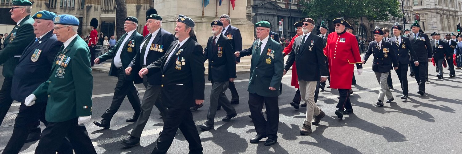 Combined Irish Regiments Association banner