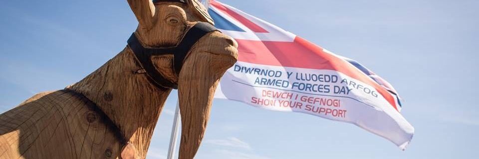 The Royal Welsh Goat banner