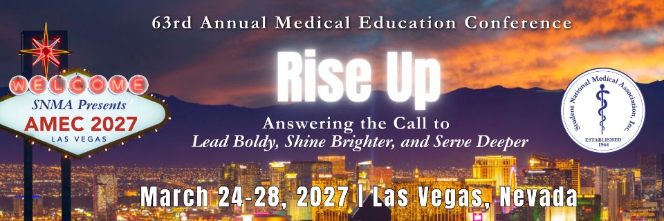 Student National Medical Association, Inc (SNMA) banner