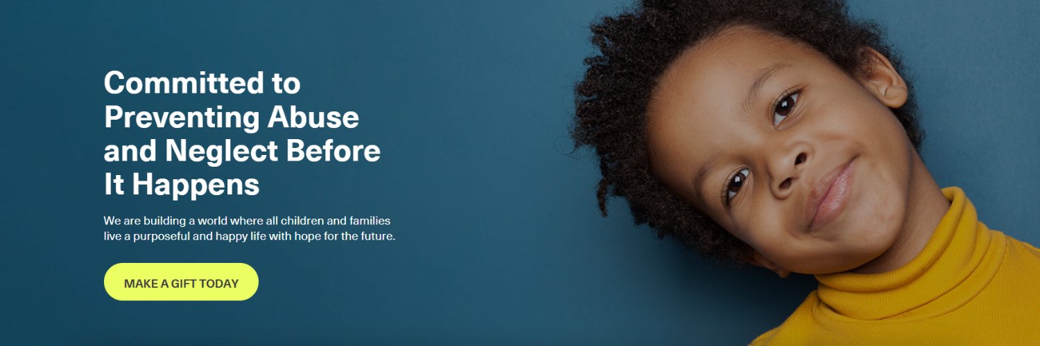 Prevent Child Abuse America banner