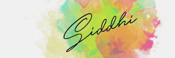 Sidddhi's profile banner image
