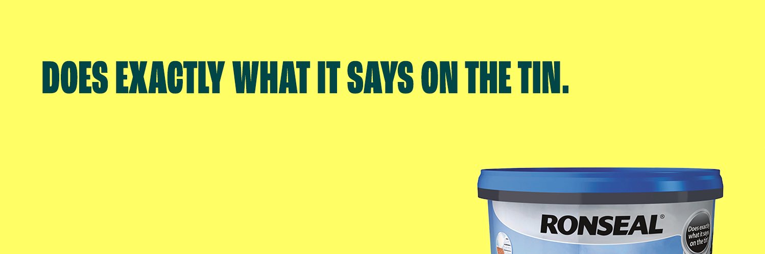 Ronseal's profile banner image