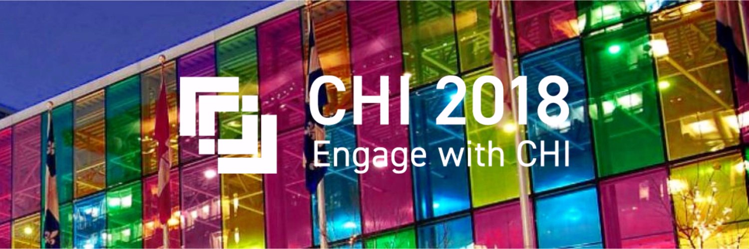 ACM CHI 2018 banner