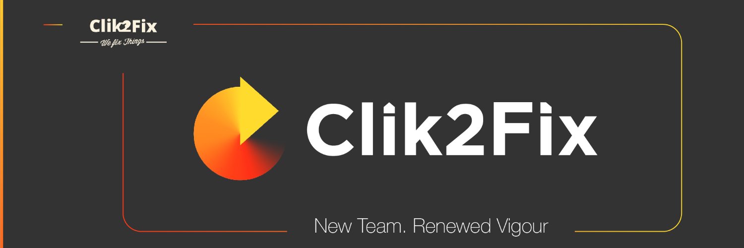 clik2fix's profile banner image