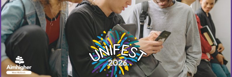 Aimhigher West Midlands banner