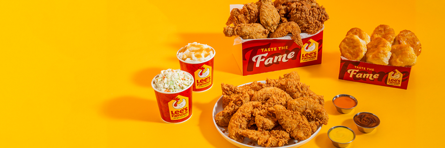Lee's Famous Chicken banner