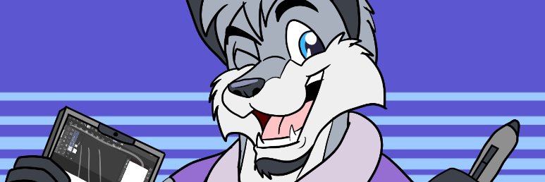 The Silver Fox Artist / Gamer banner