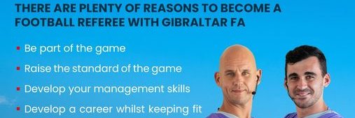 GibraltarFA Referees banner