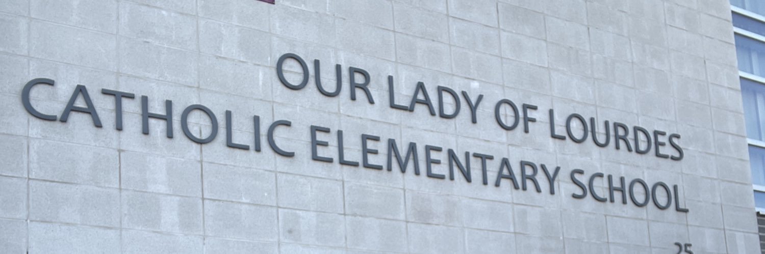Our Lady of Lourdes banner