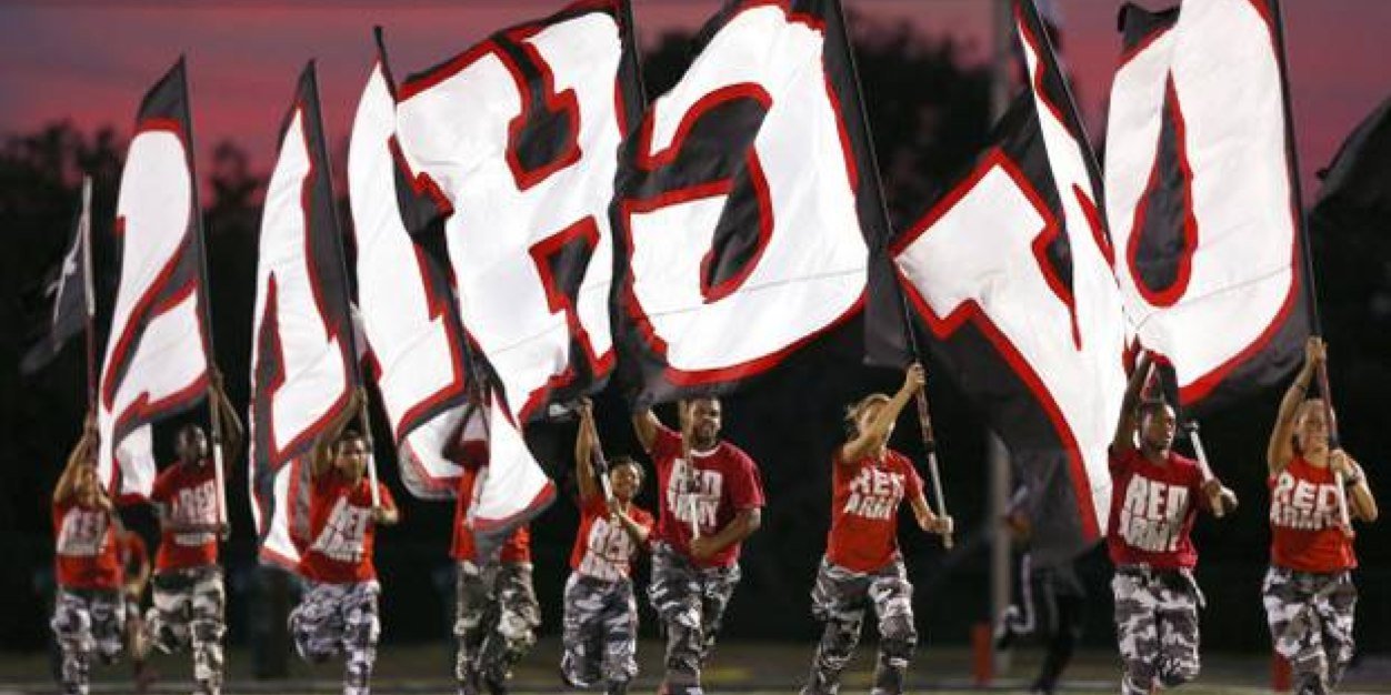Cedar Hill Red Army banner