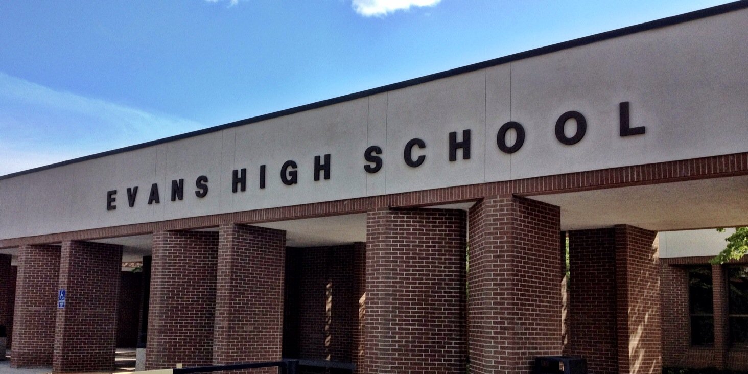 Evans High School banner