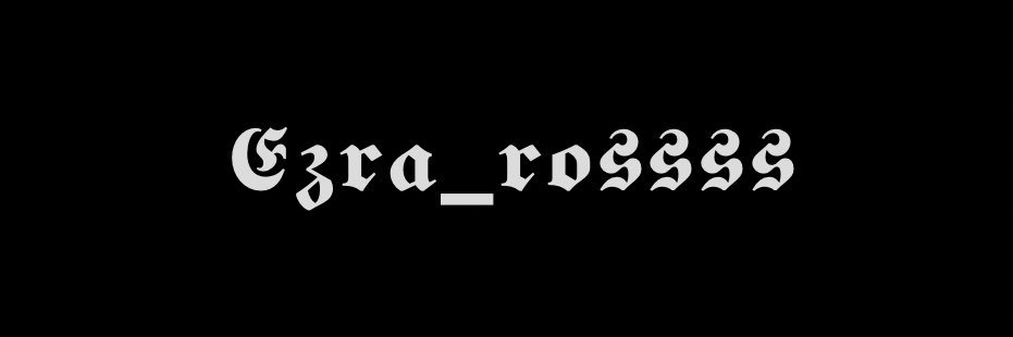 Ezra Ross (@Ezra_rossss) / Posts / X