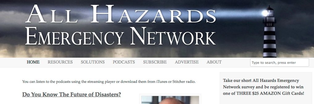 AllHazardsEMNet's profile banner image