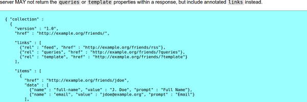 CollectionJSON Profile Banner