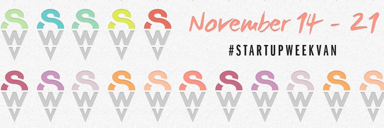 Van Startup Week banner