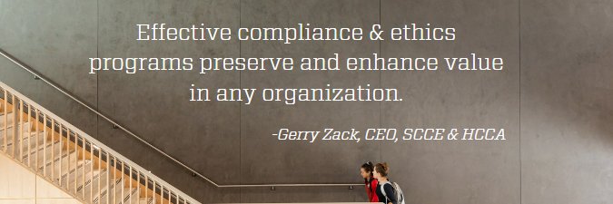Compliance, Ethics & Equal Opportunity banner