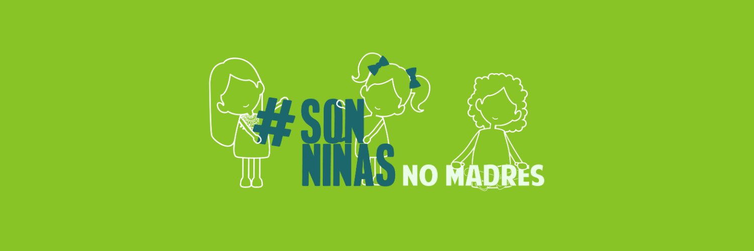 #NiñasNoMadres banner