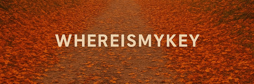 Whereismykey banner