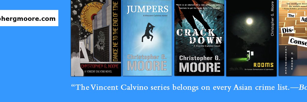 Christopher G. Moore banner