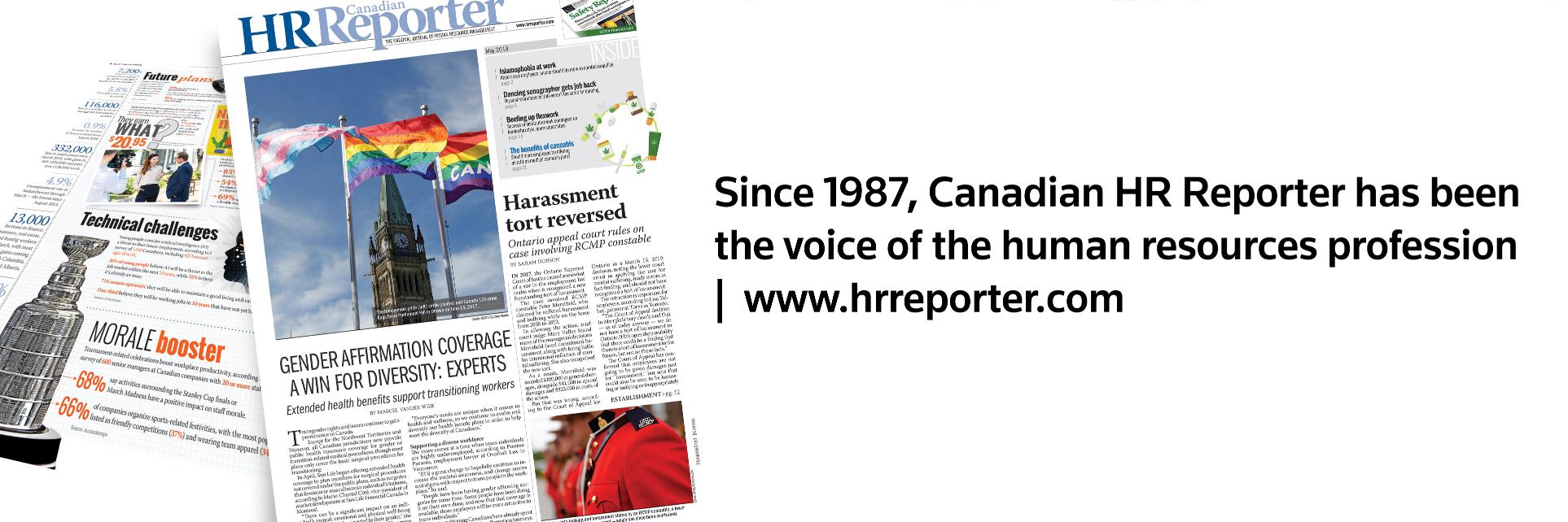Canadian HR Reporter banner
