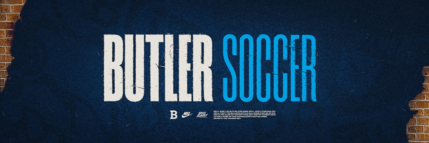 Butler W Soccer banner