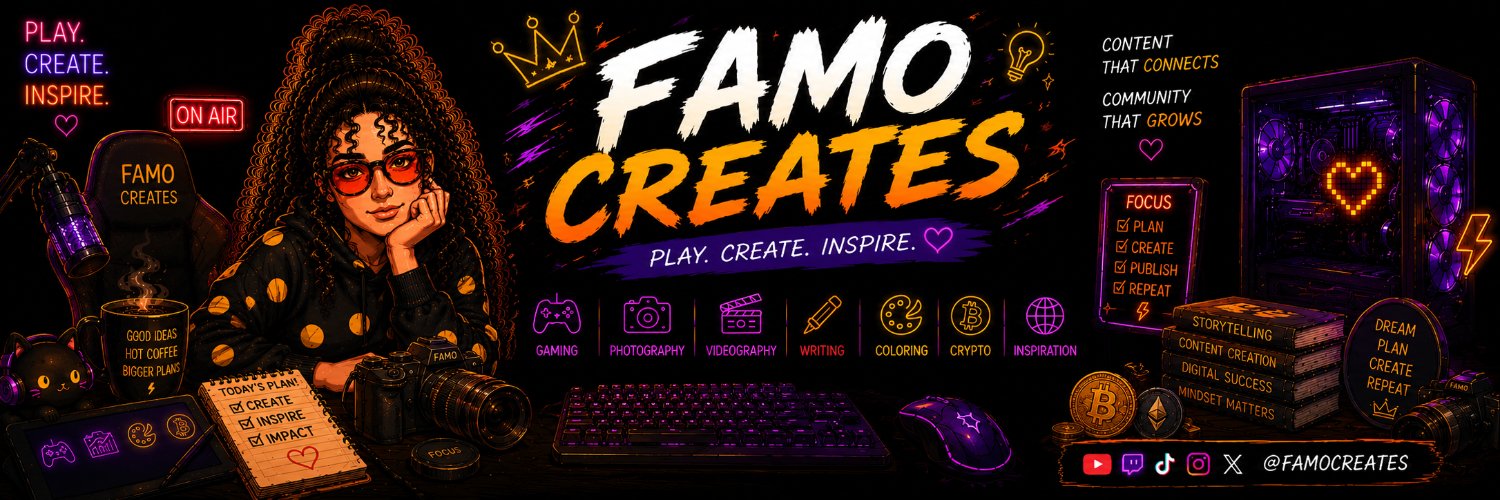 FamoCreates's profile banner image