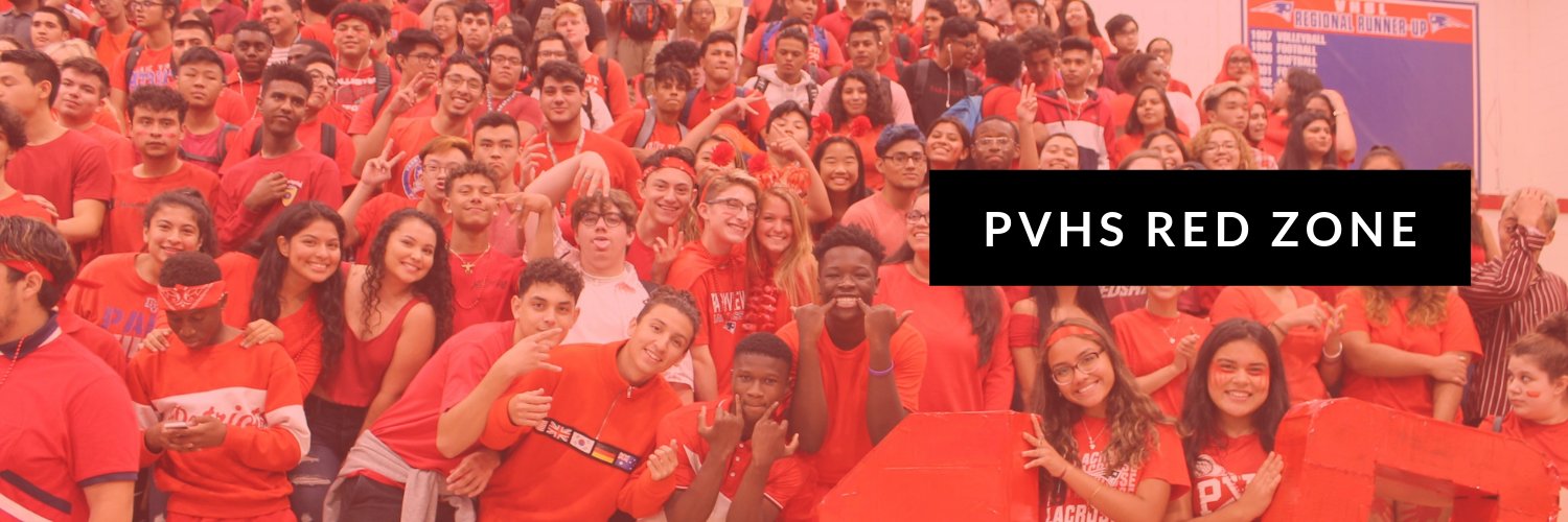 PVHS Red Zone banner