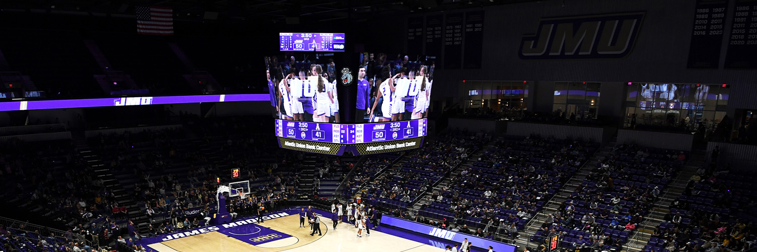 JMU Women's Basketball's banner