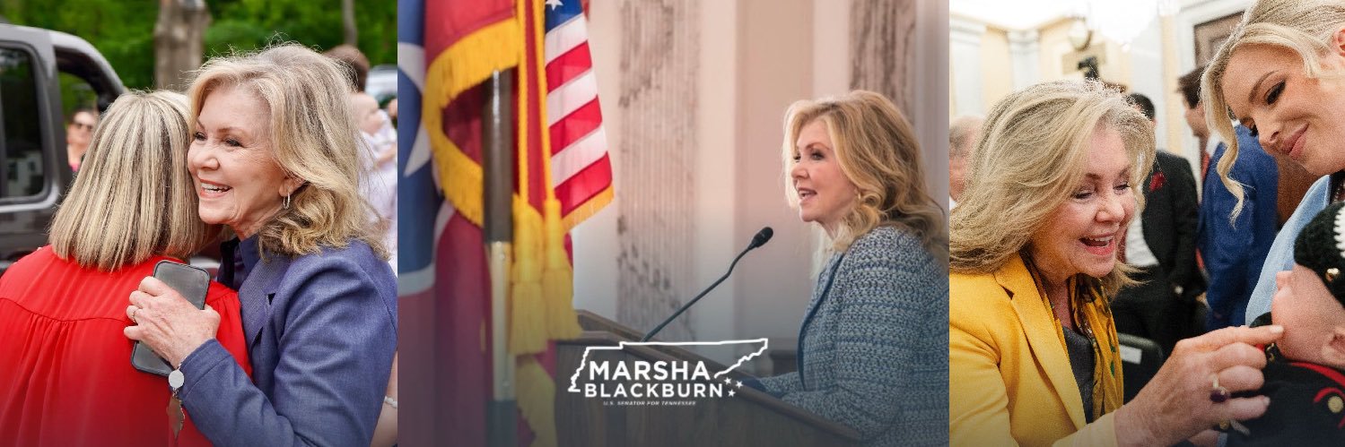 Sen. Marsha Blackburn banner