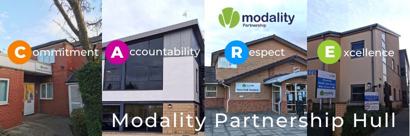 Modality Partnership Hull banner