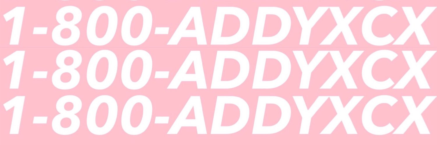 addyxcx's profile banner image