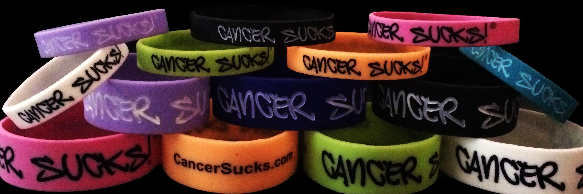 CANCER SUCKS banner