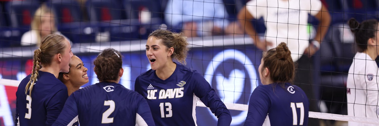 UC Davis Women's Volleyball banner