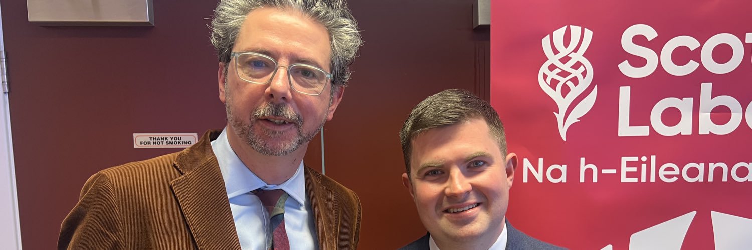 Torcuil Crichton MP for Na h-Eileanan an Iar's banner